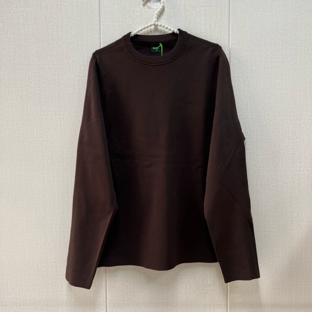 HUGO BOSS/雨果博斯 hu042 咖色长袖 圆领百搭