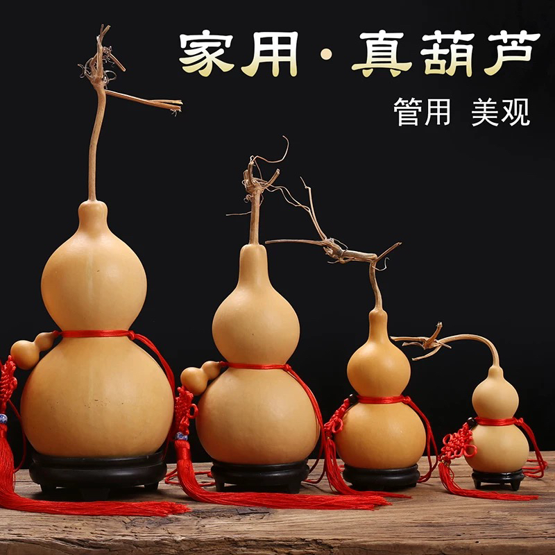 【云南翡翠葫芦】挂件大号家居玄关卧室摆件带龙头可手捻