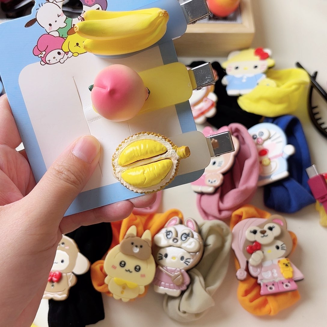 皮质铁合金水果鸭夹