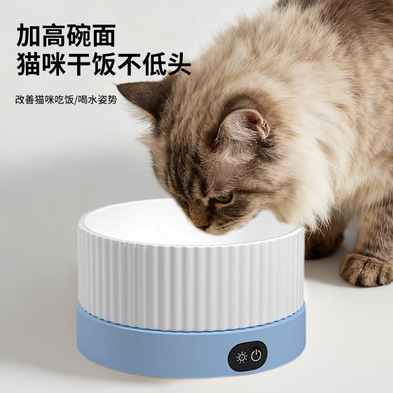 恒温碗猫咪大容量饮水机冬天四季通用加热陶瓷水碗狗狗宠物饮水器