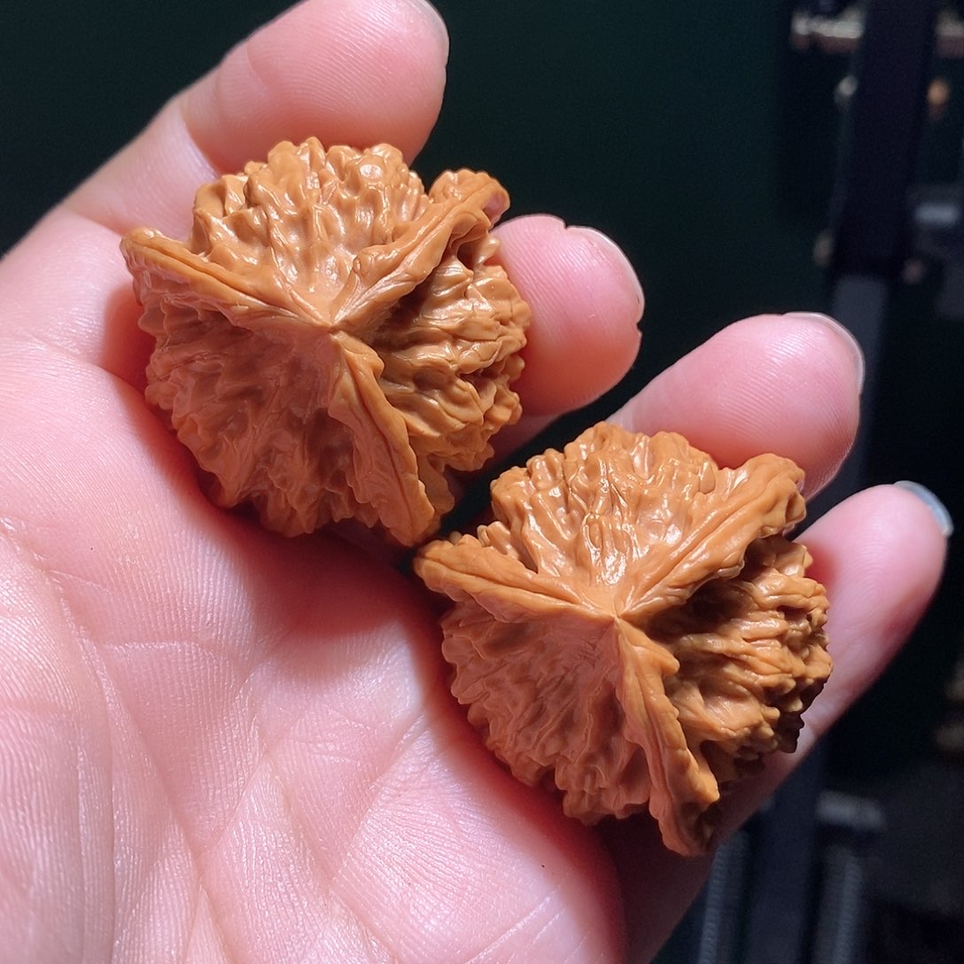 把件文玩核桃39秦闷三棱全品