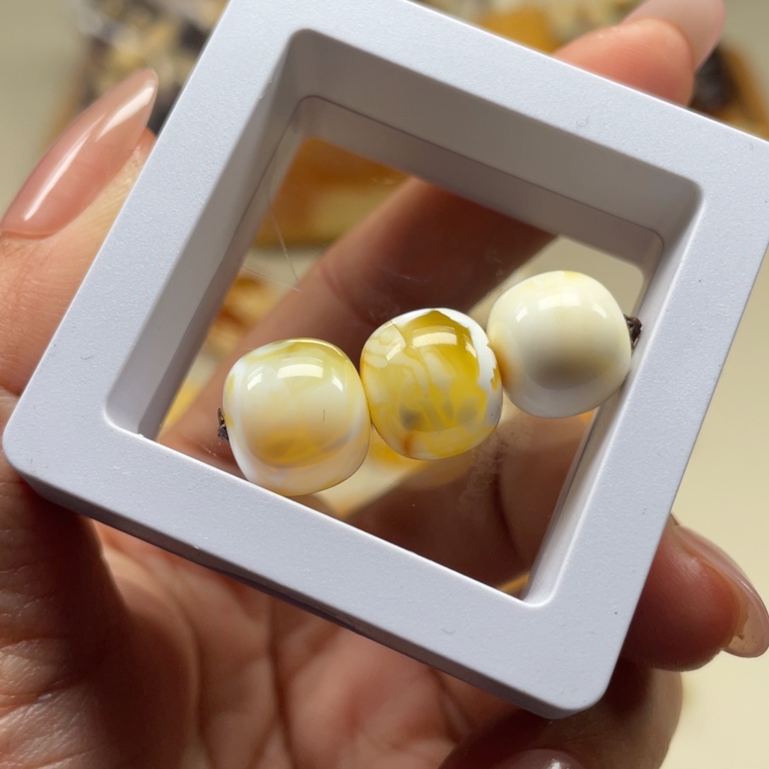 定制琥珀未镶嵌天然蜜蜡俄料