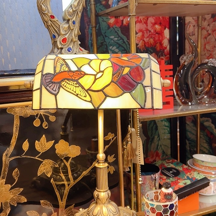 高货摆件创意黄铜绿植