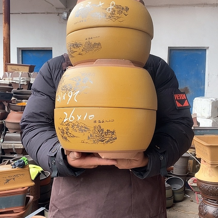 紫砂花盆紫砂工艺厂