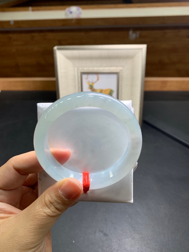 冰正圈56-57天然翡翠手镯