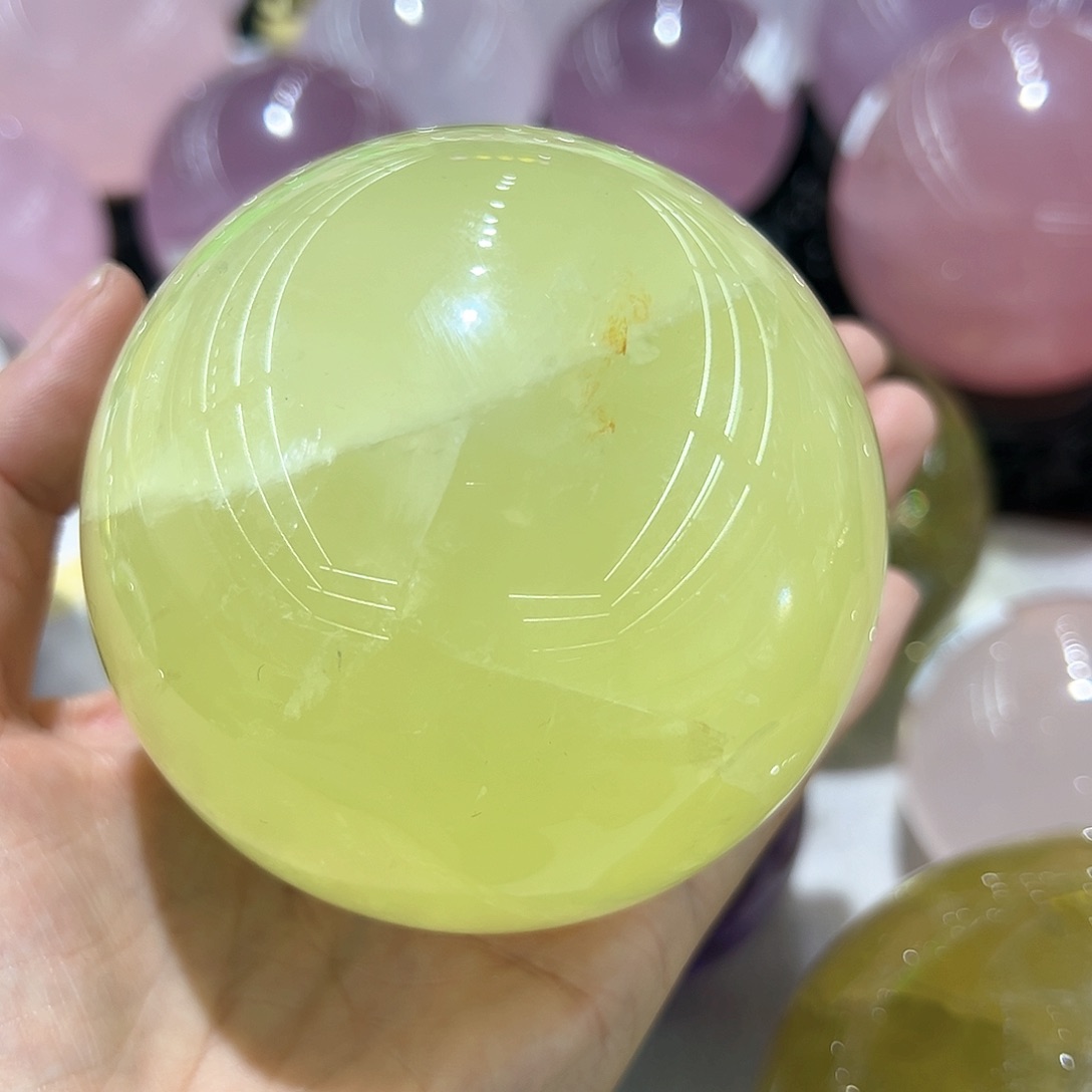 水晶水晶球摆件未镶嵌