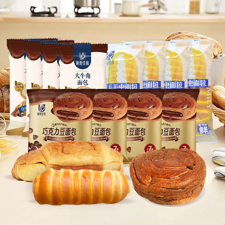 奶油软解馋代餐零食办公室不长胖小零食早餐营养食品面包礼包