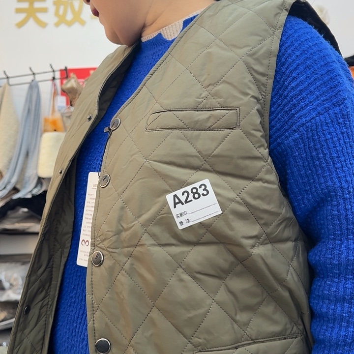 德绒皮毛一体马甲男款3X