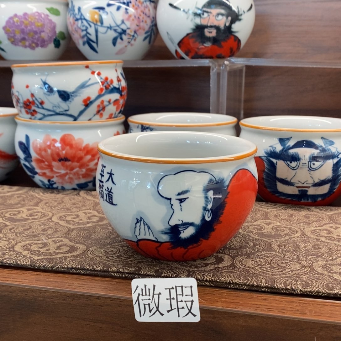 釉下彩手工绘制手工绘制