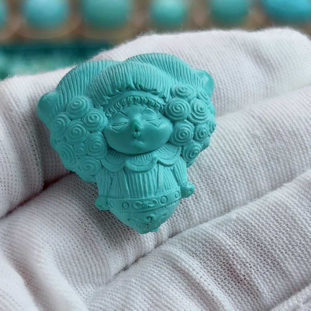 绿松石未镶嵌珠宝奇石