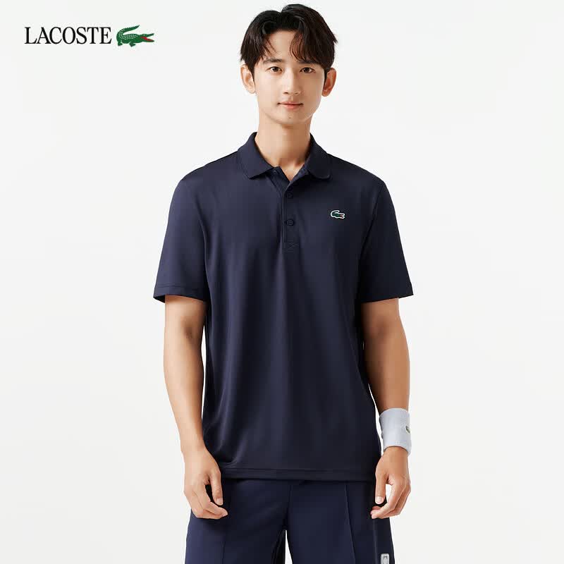 LACOSTE法国鳄鱼男装26夏季新款高尔夫系列速干短袖Polo衫|DH3189