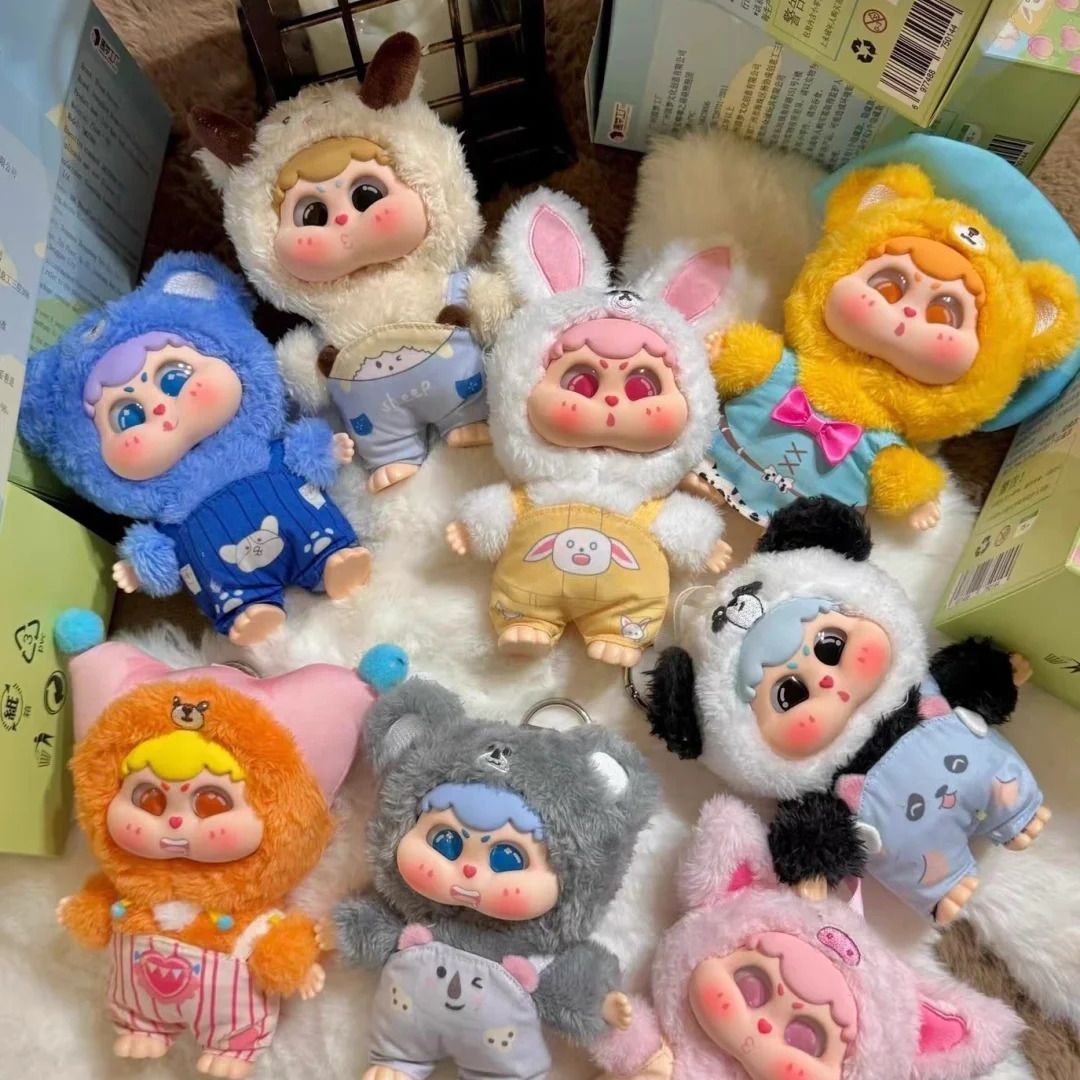 【平拆】【加加乐】萌宝嘟嘟系列毛绒挂件潮玩盲盒