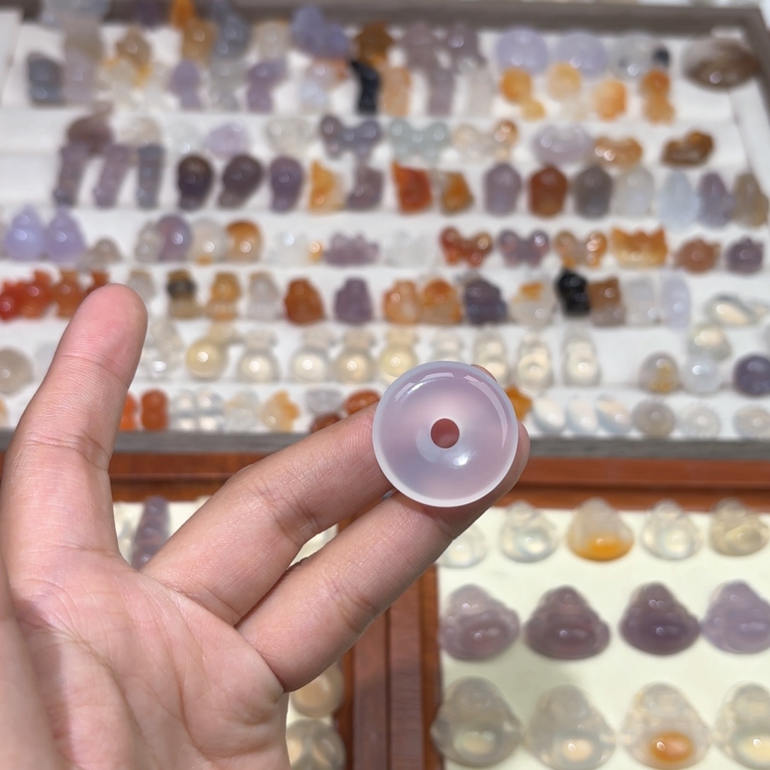 玛瑙/玉髓颈饰未镶嵌旧*i