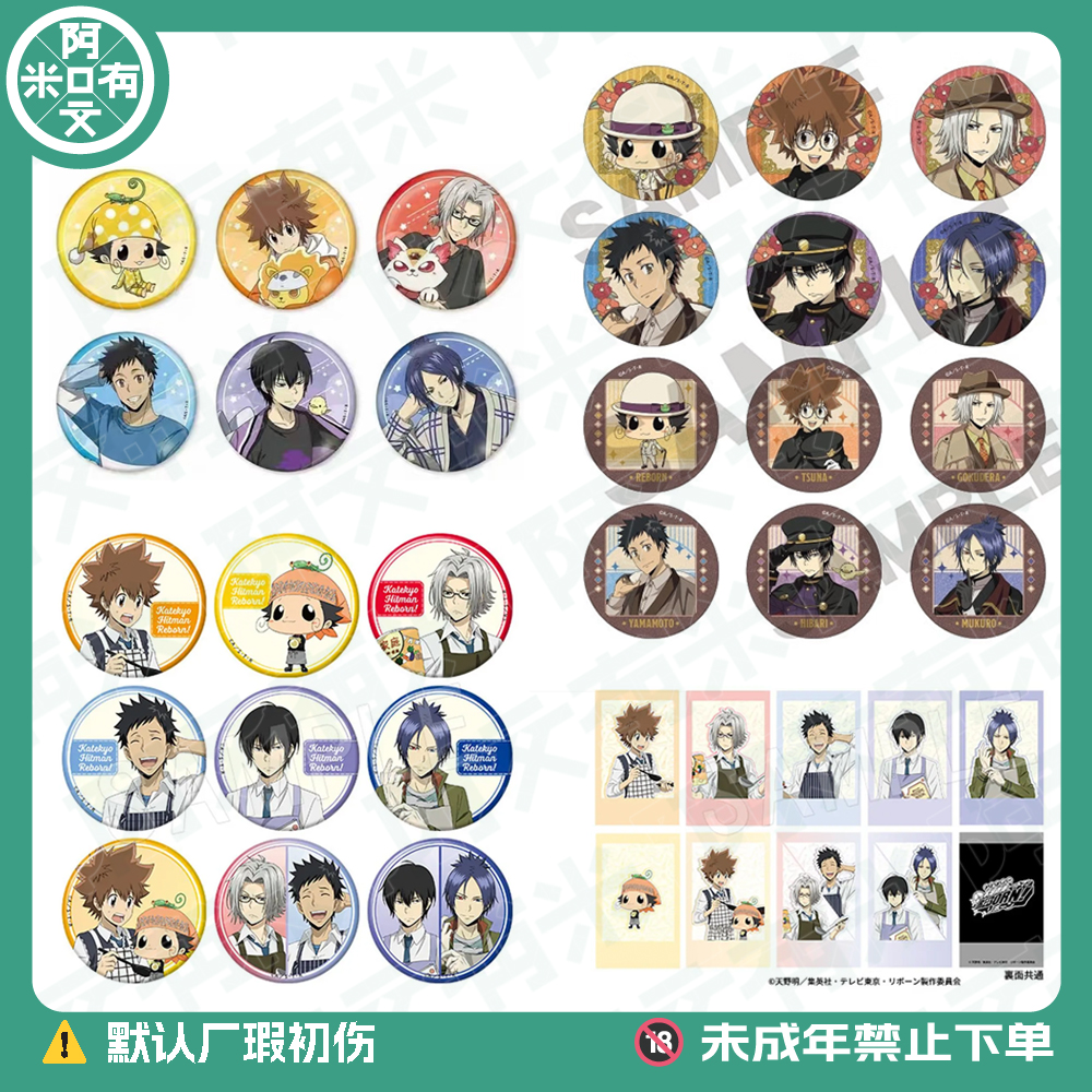 《家庭教师》AGF复古&料理&休息日吧唧/拍立得正版日版徽章盲盒代拆