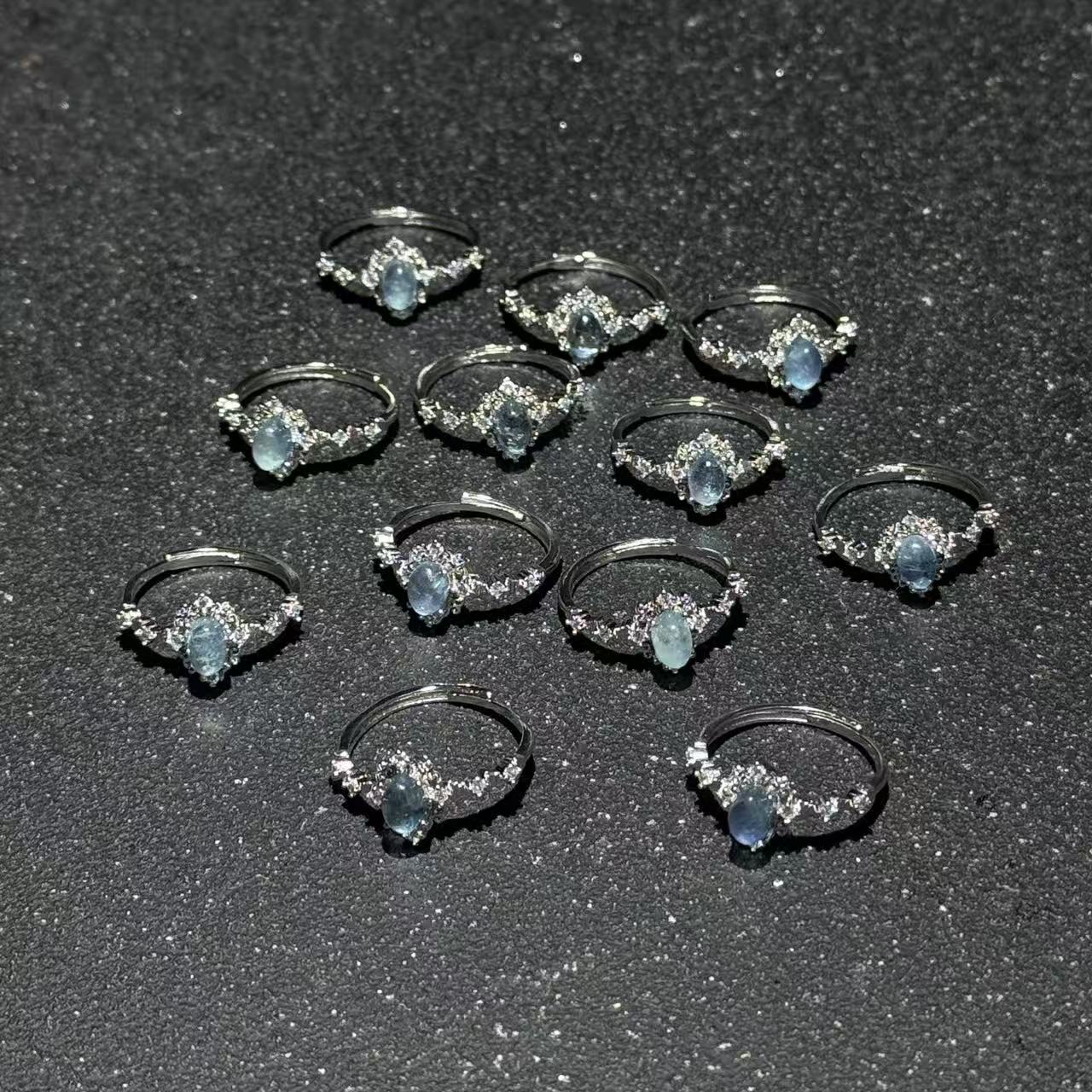 【云禧珠宝】海蓝宝戒指DS122615-多样性发其一