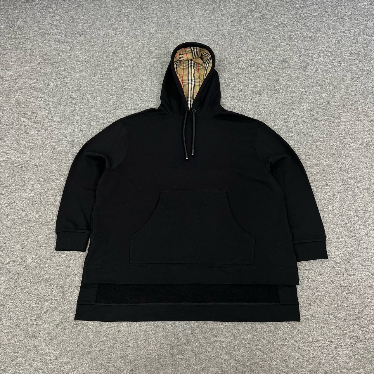 未使用 BURBERRY/博柏利 经典格纹 连帽卫衣 S码 Os版型