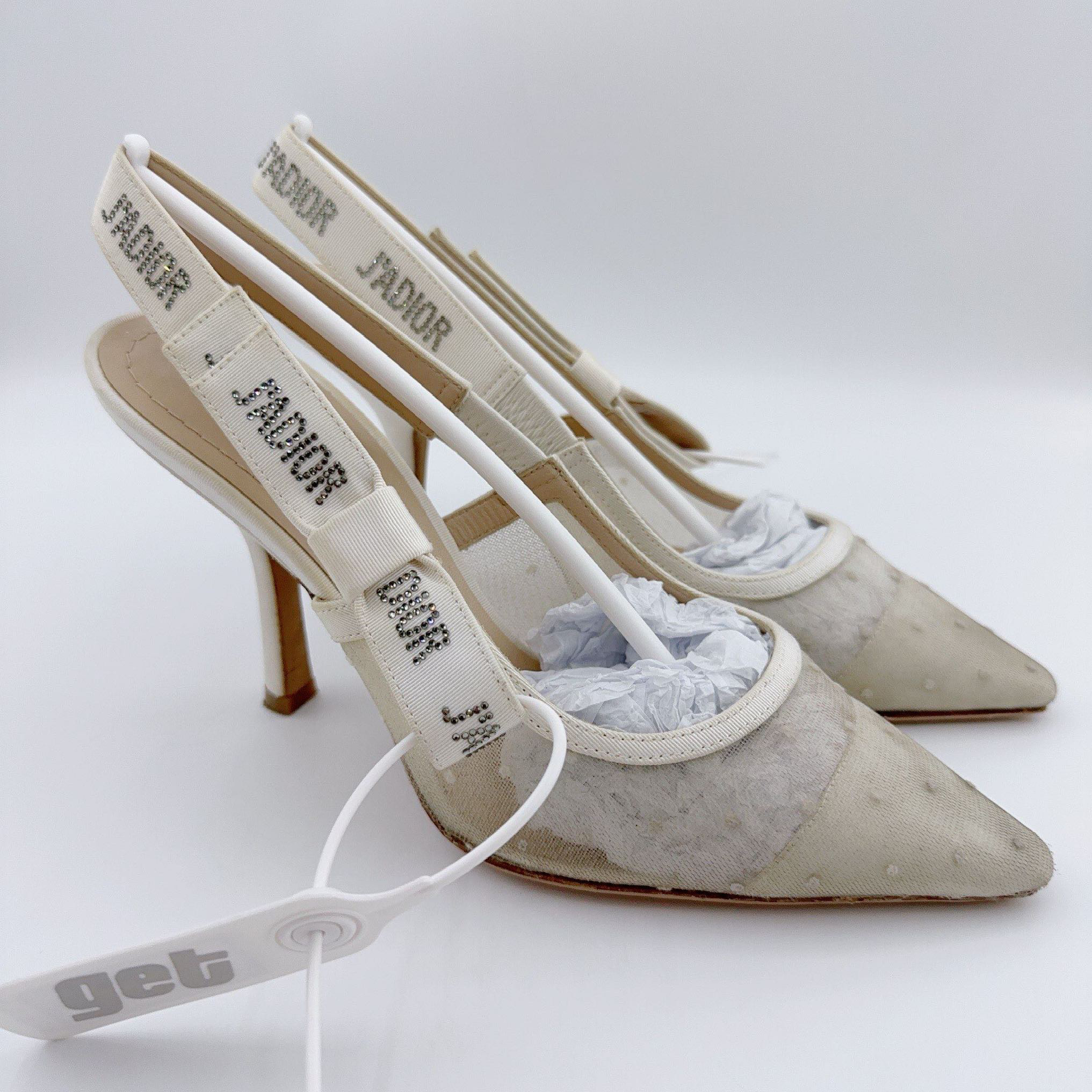 95新 DIOR/迪奥 36.5码 网纱星空小猫跟 /01076