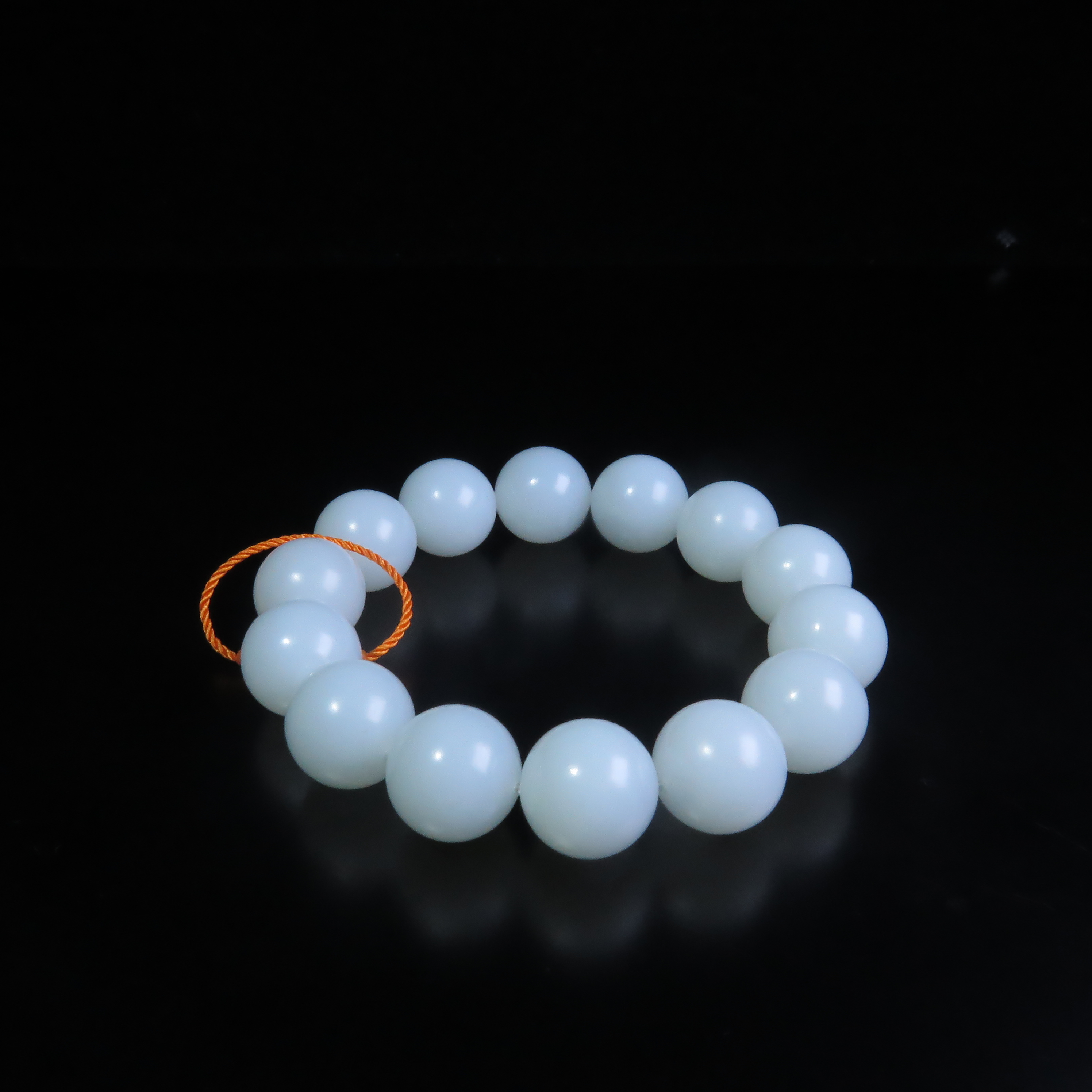 民国白玉串饰/MZ593690/和田玉/民族文物