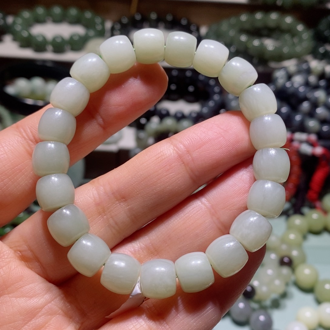 和田玉手链未镶嵌