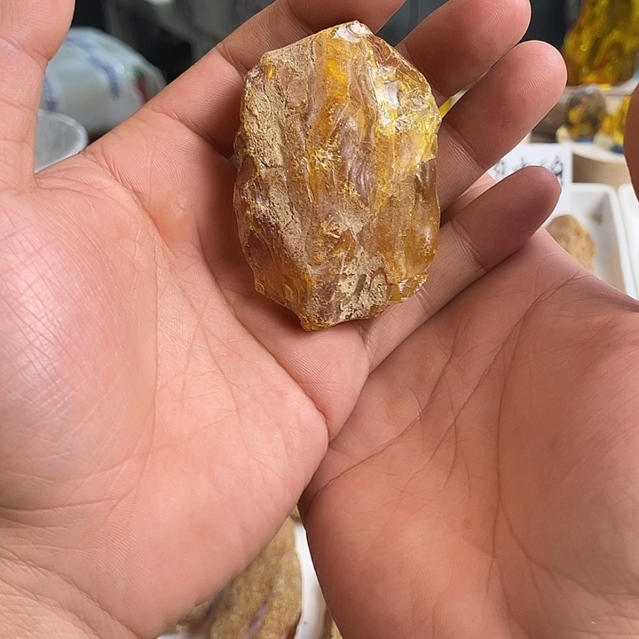 弟***查定制琥珀未镶嵌天然琥珀蜜蜡