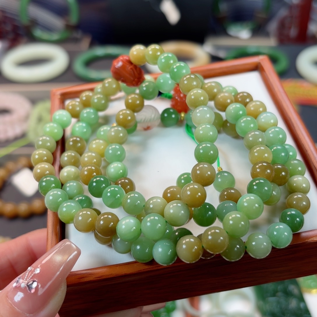 和田玉手链未镶嵌