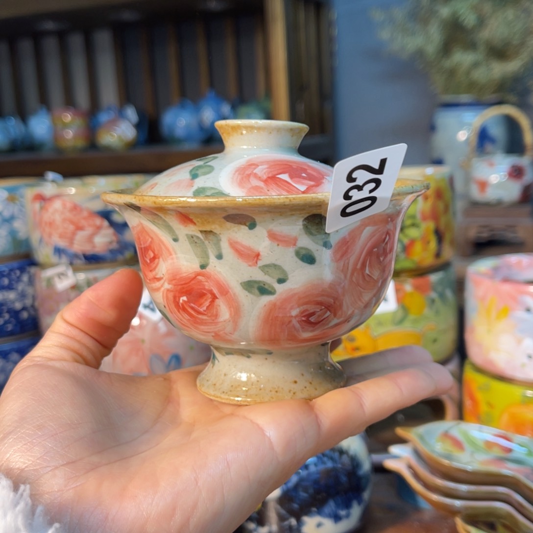 杯素浅陶瓷手工手绘