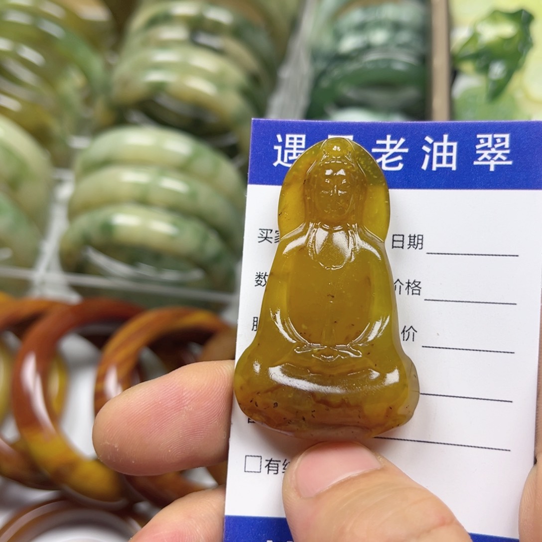 透闪石-蛇纹石玉手镯未镶嵌