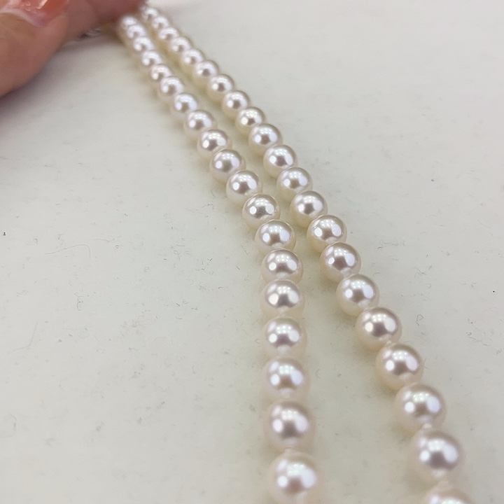 淡水珍珠颈饰银S925镶嵌7➕极光炫彩