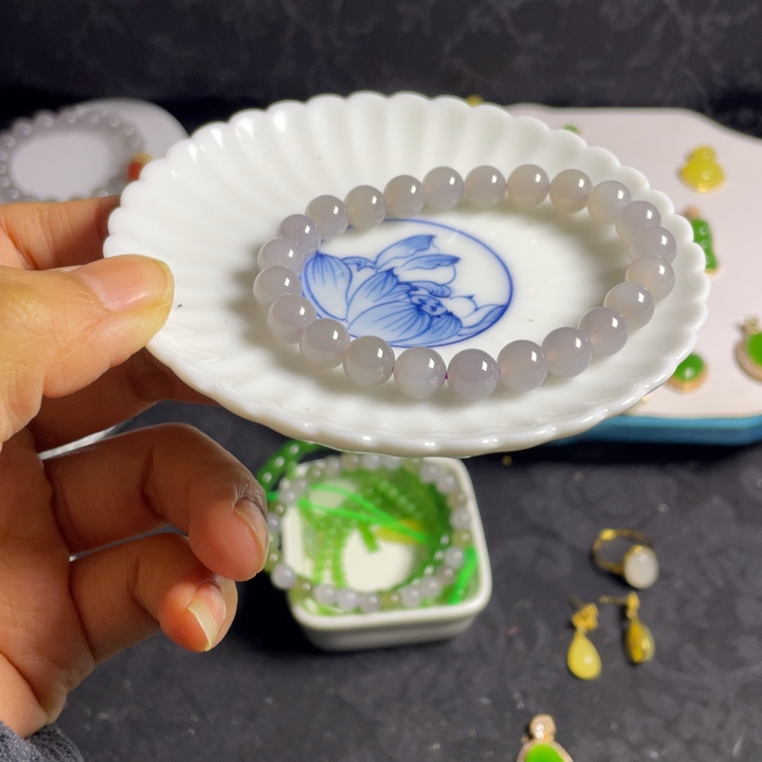 和田玉未镶嵌手串