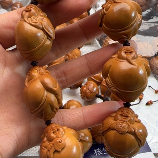 我****手串橄榄核橄榄雕工艺品