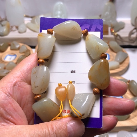 和田玉（白玉）手串未镶嵌