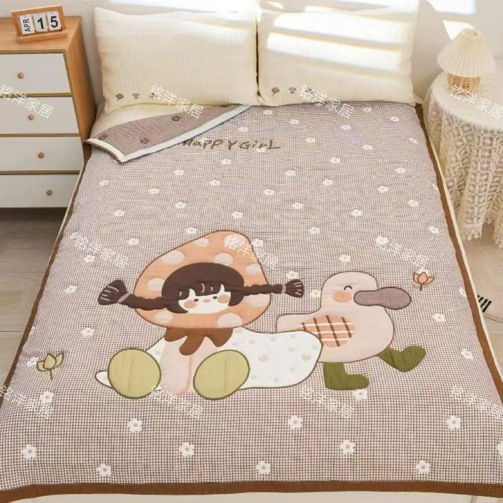 【可达鸭】 150cm x 200cm 纯棉多功能轻奢超柔轻奢泡芙被