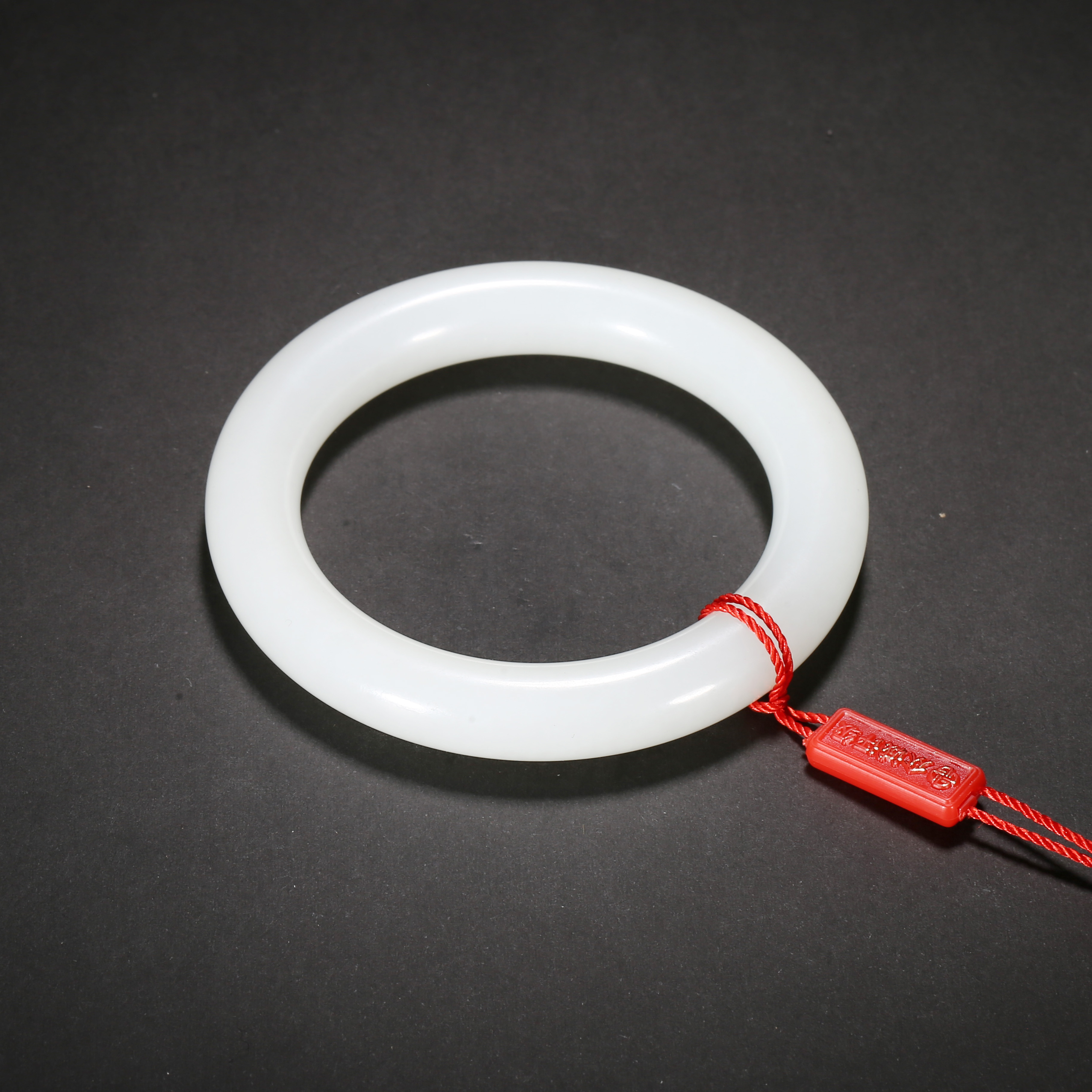 清代*白玉手镯/02DS3757/和田玉【北京文博】