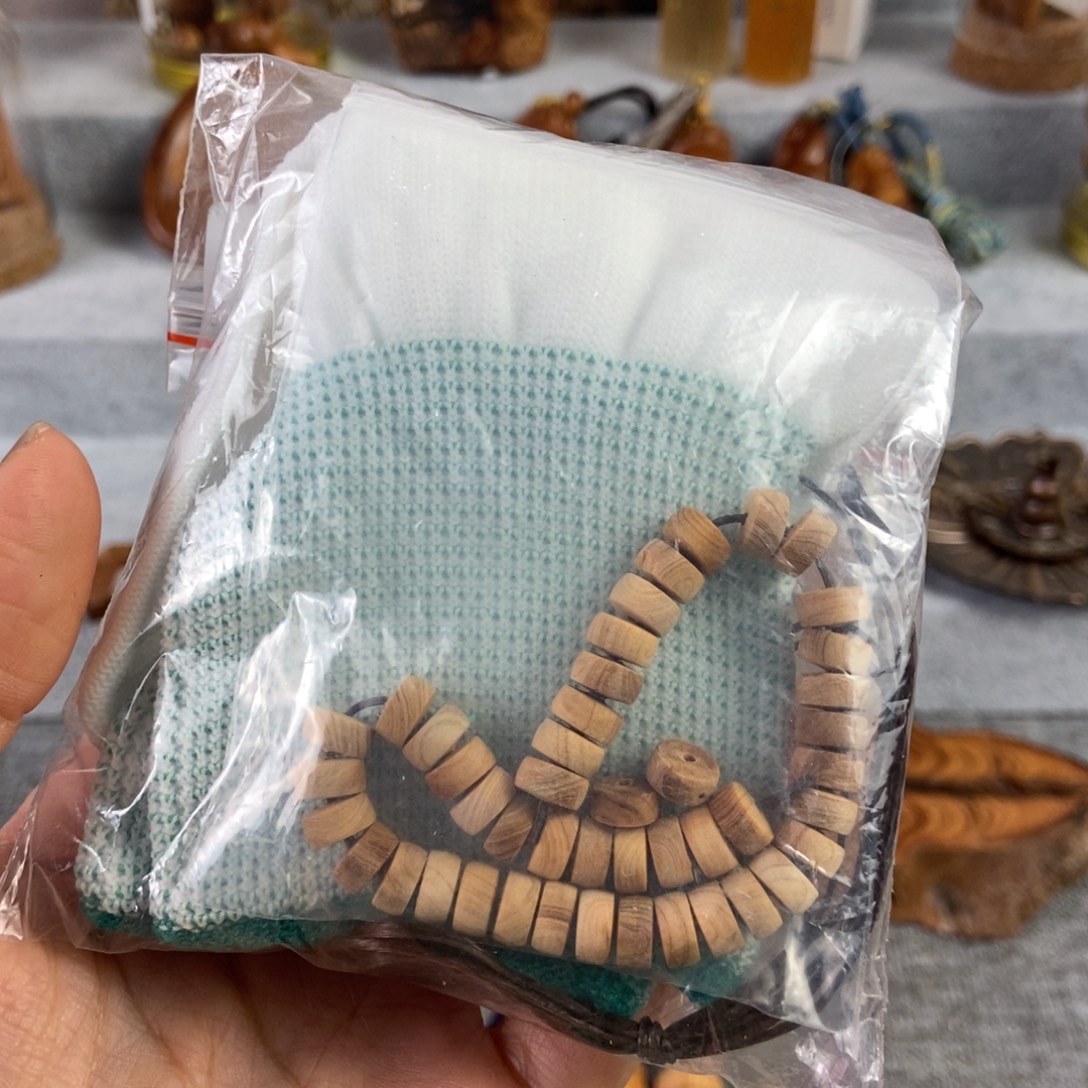 柏木（崖柏）手串/手链北太行高崖骨料药片珠4/7无抛光