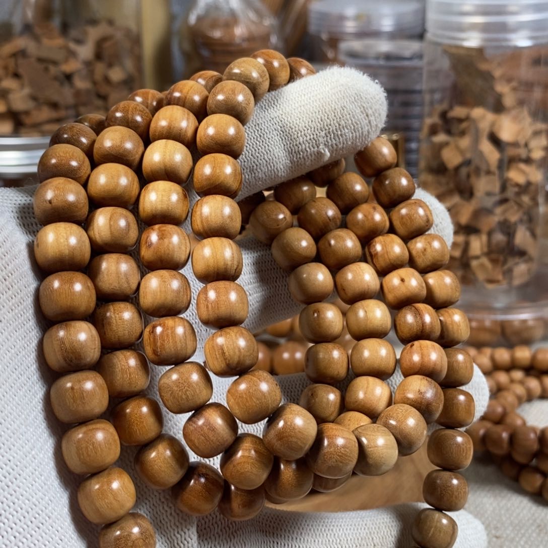 檀香木手串/手链9×10多圈福利串 迈索尔