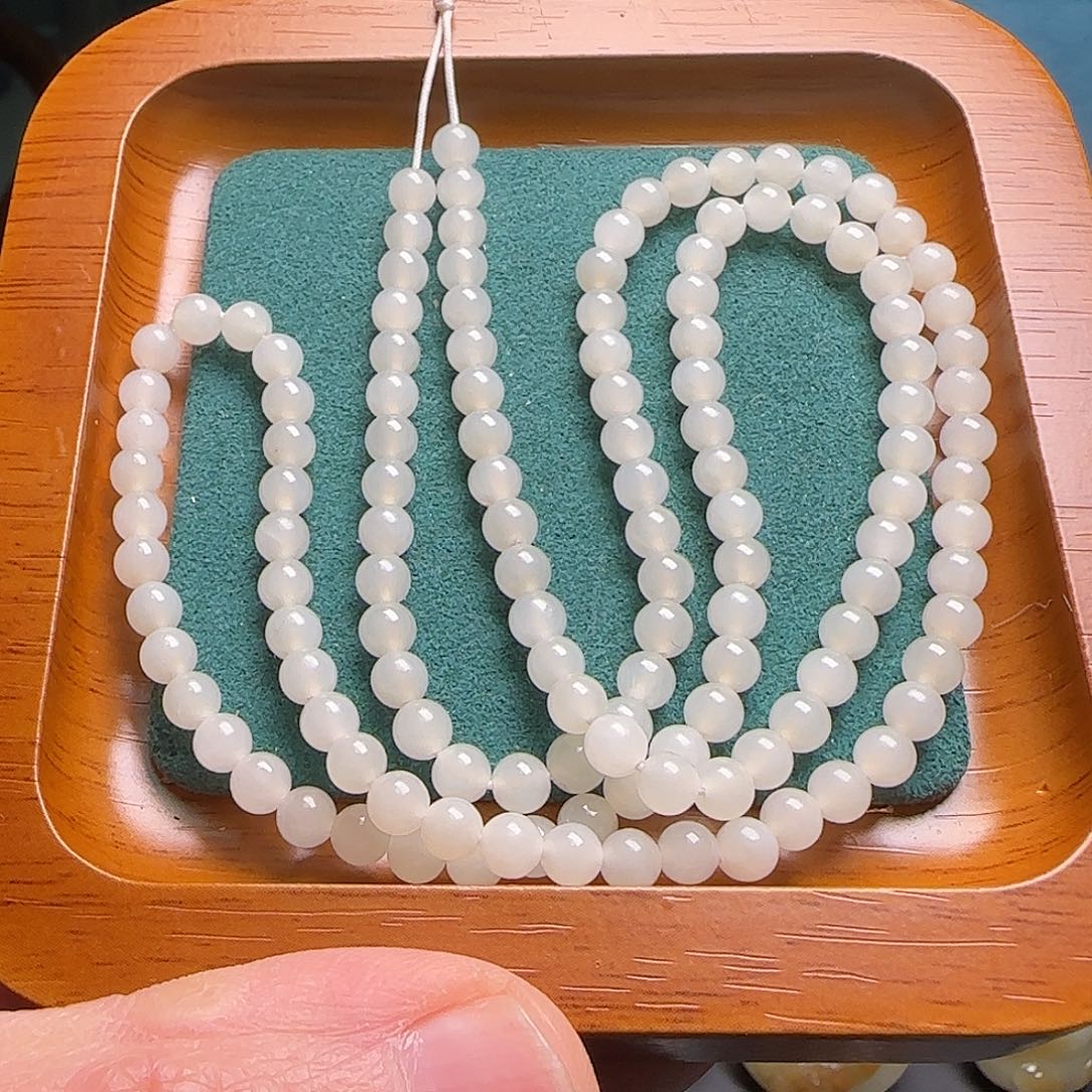 和田玉（白玉）颈饰未镶嵌