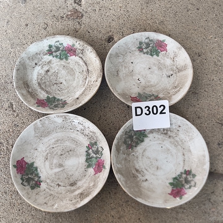 八九十年代高岭土盘碗碟有矿点D302