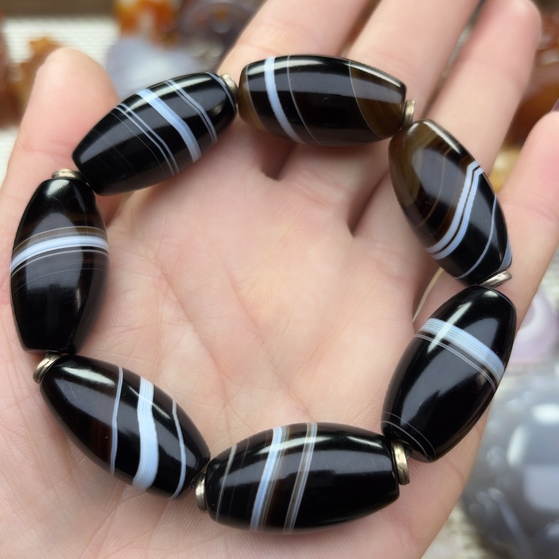 玛瑙/玉髓手串未镶嵌