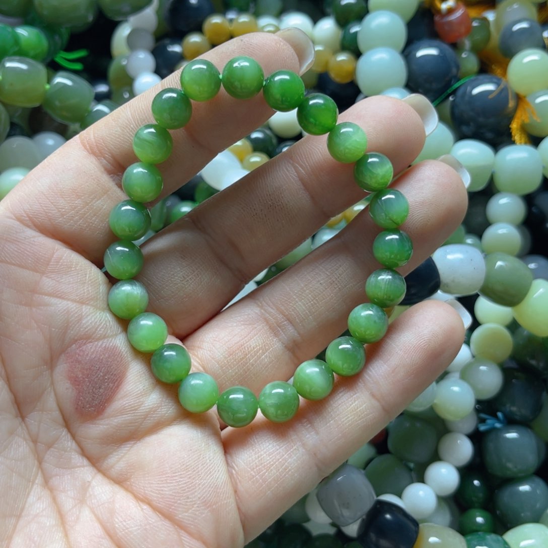 和田玉手链未镶嵌