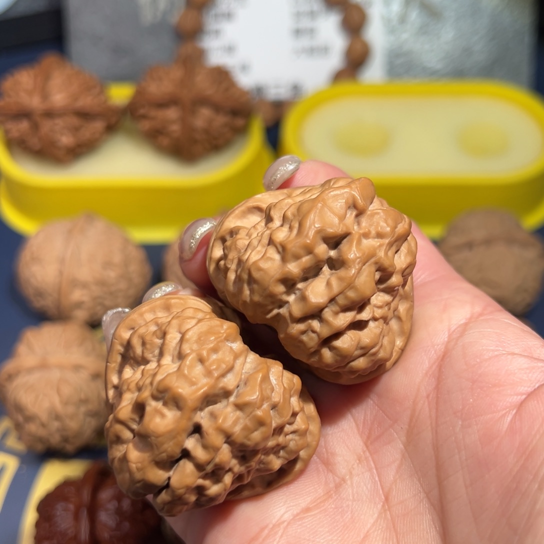 文玩核桃把件三角蛙41