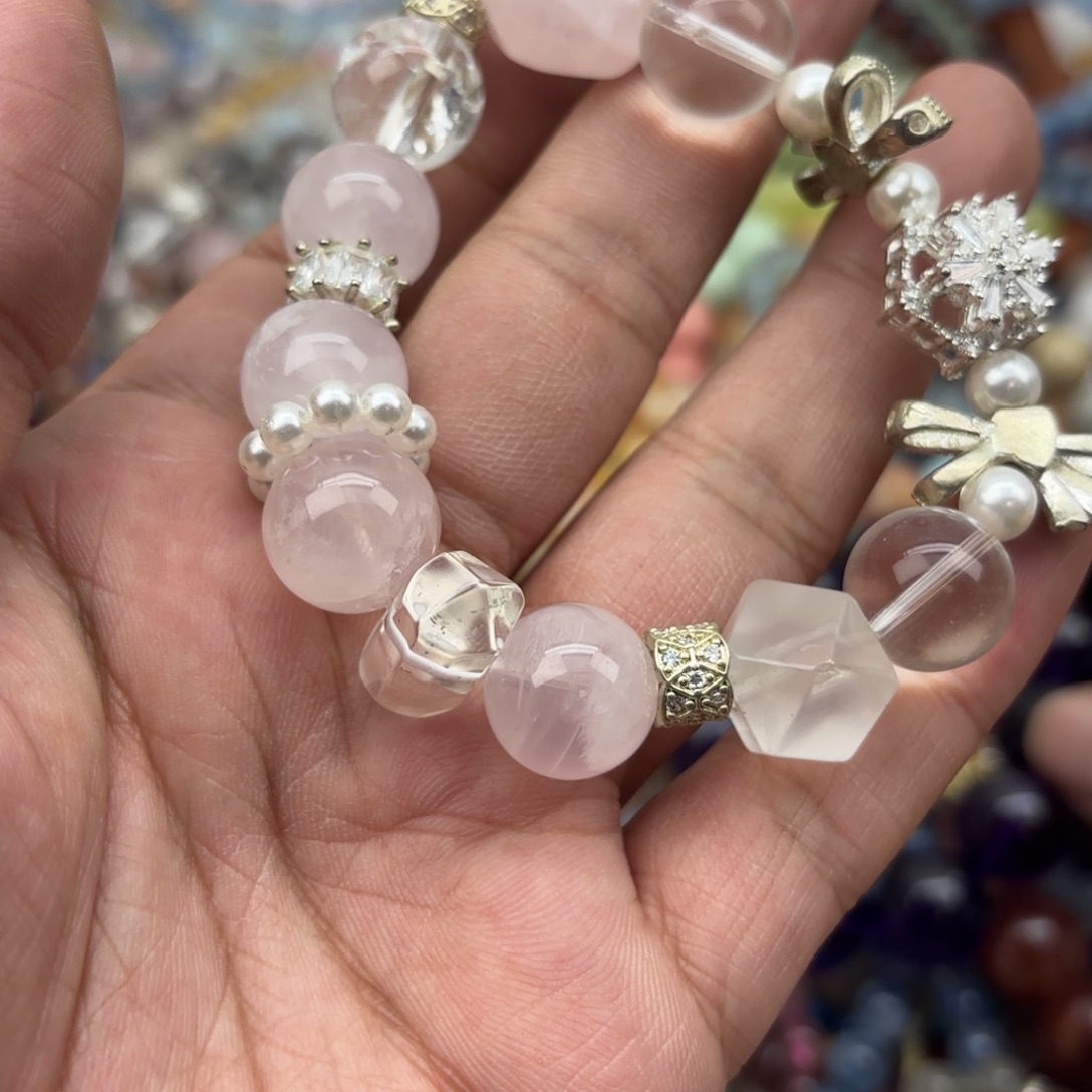 银S925镶嵌手链水晶