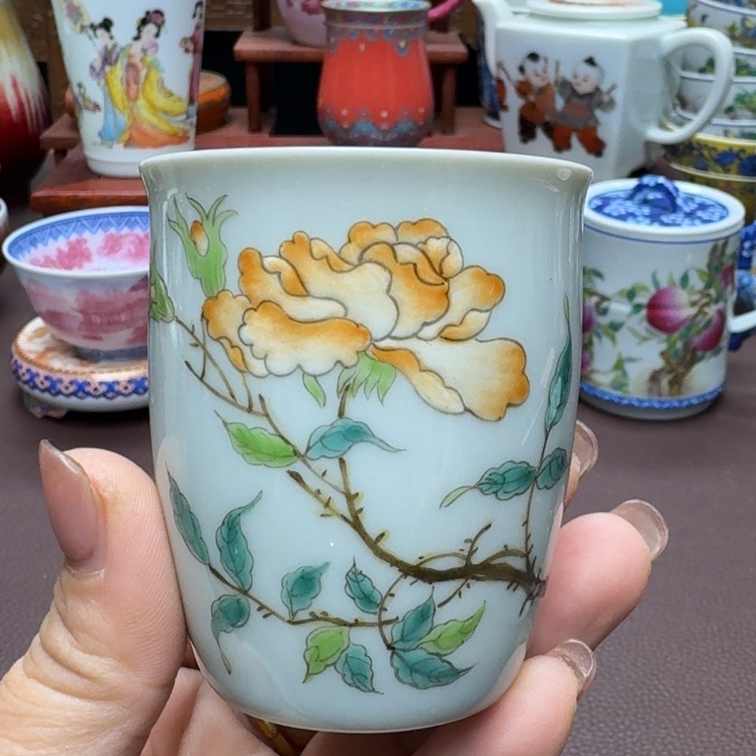 瓷片景德镇仿古手工制作精品展示