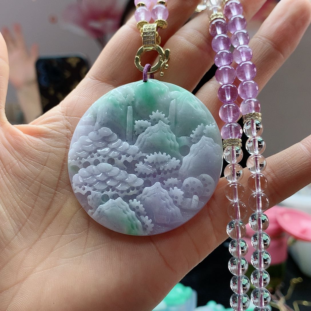【闪购商品】翡翠吊坠(赠链)未镶嵌