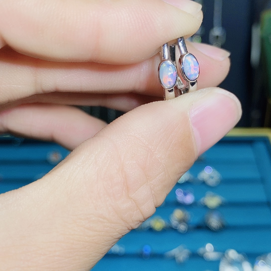 紫晶珠宝半成品银S925镶嵌