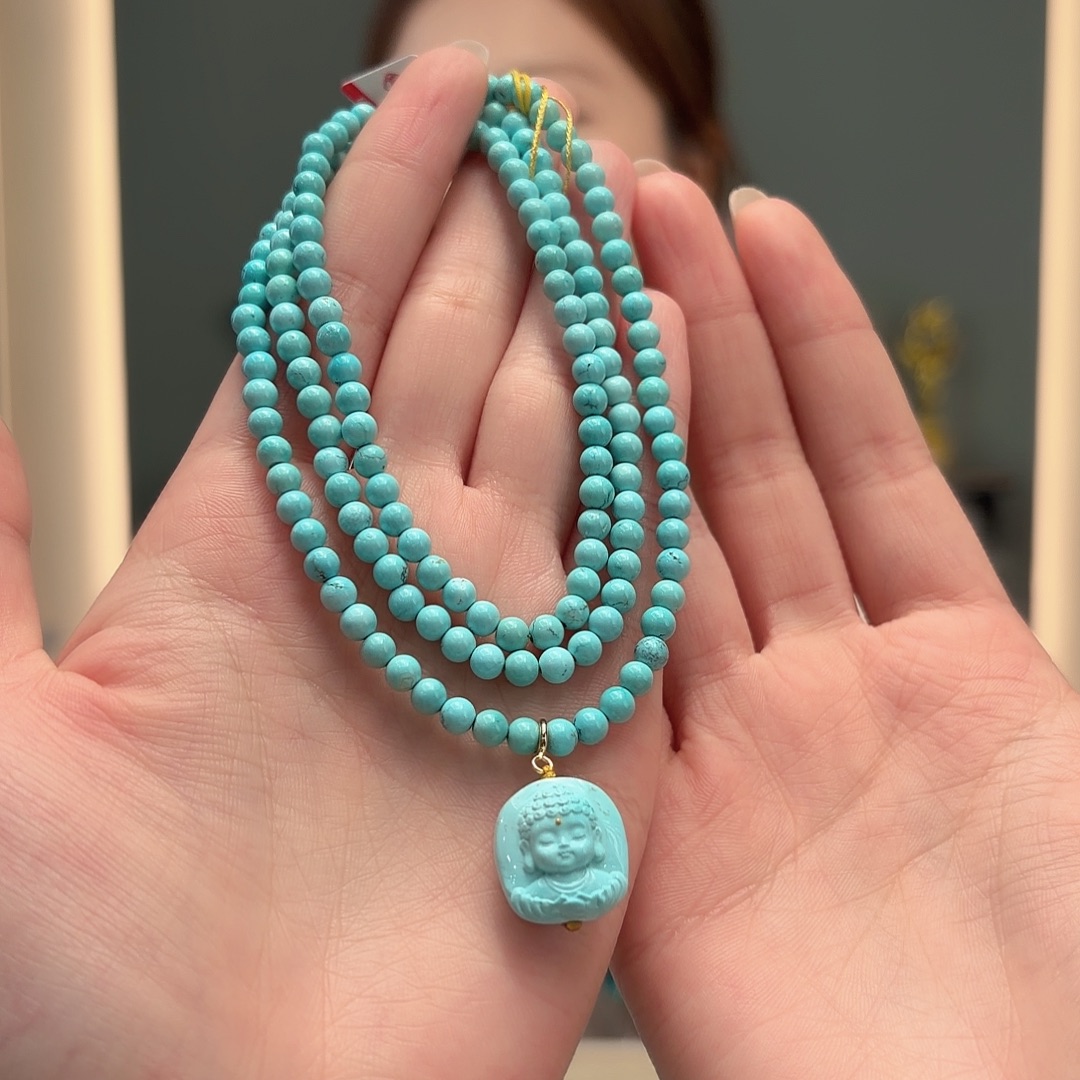 烨***霖绿松石未镶嵌颈饰