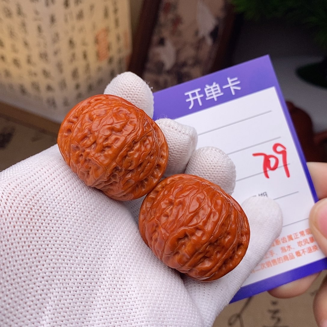 把件文玩核桃37乾隆磨709