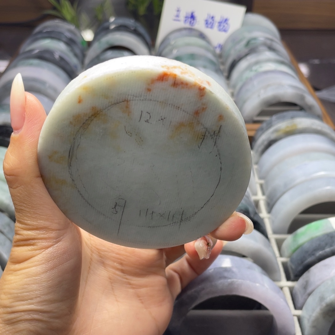 定制翡翠翡翠手镯未镶嵌小*