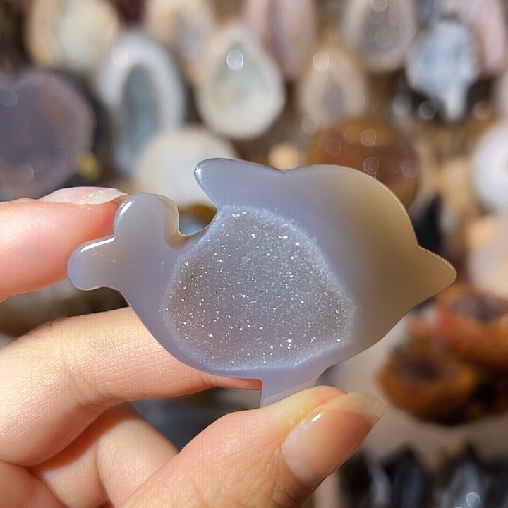 玛瑙/玉髓无未镶嵌海豚