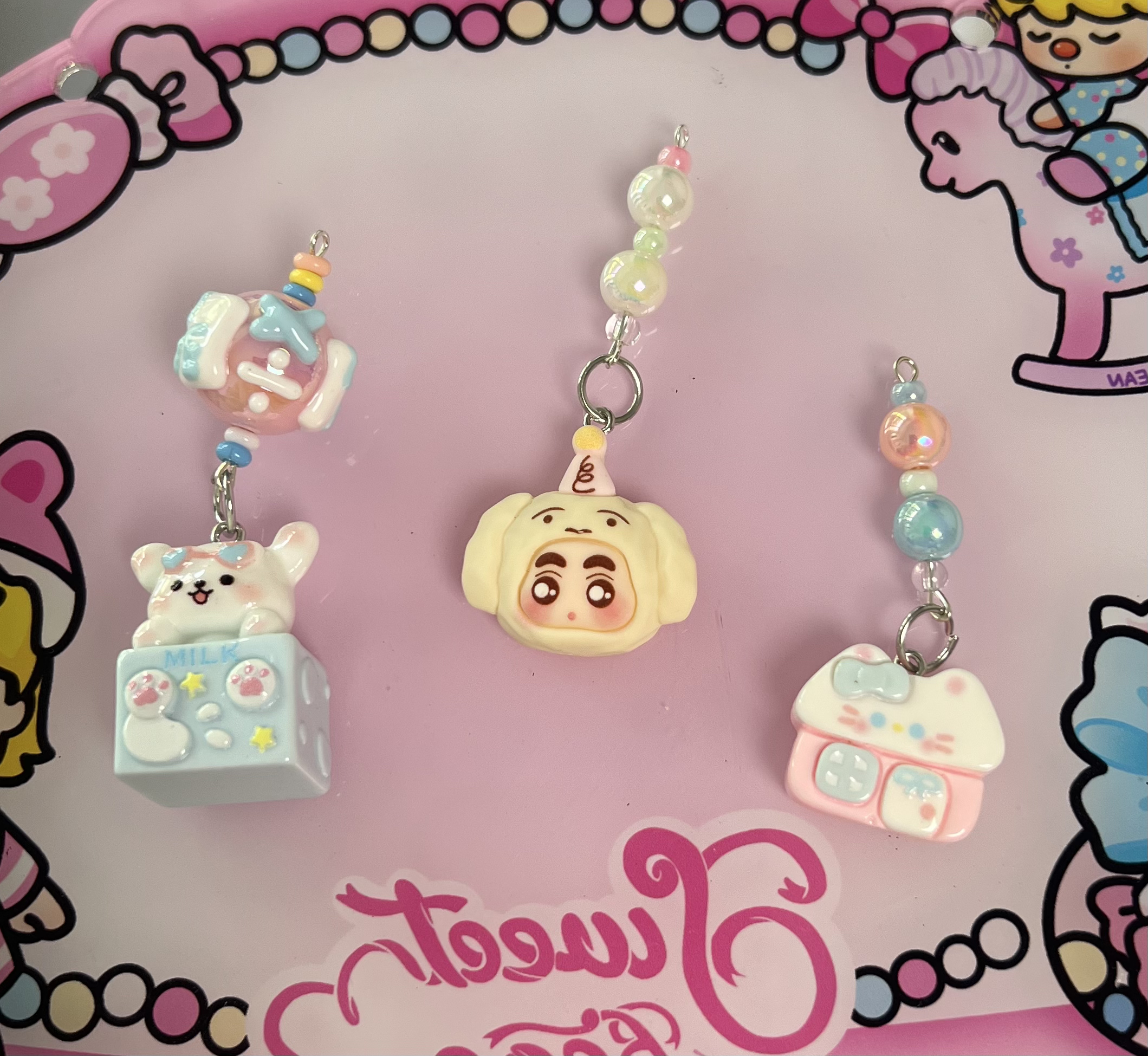 DIY手机链挂件钥匙扣