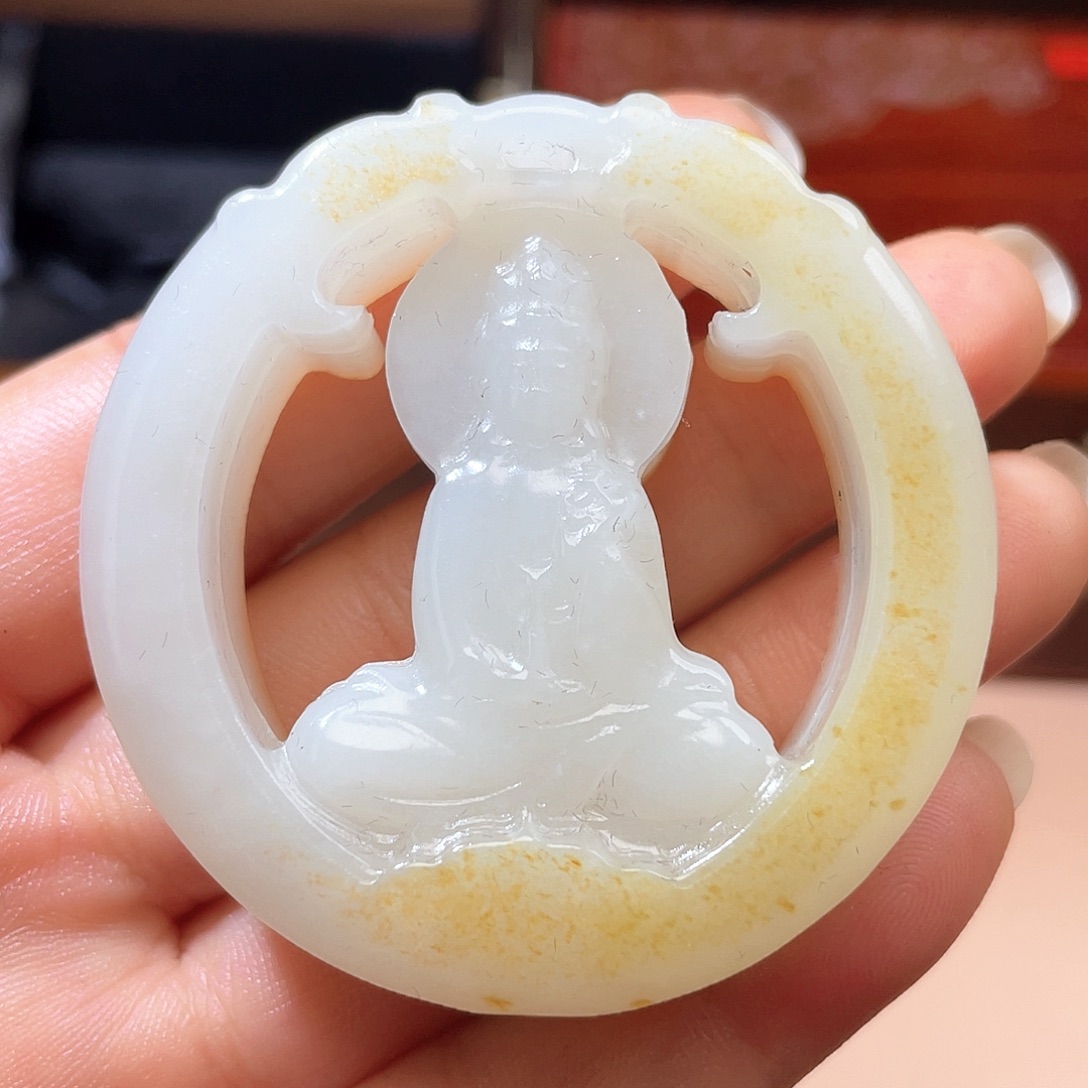 和田玉颈饰未镶嵌A7 